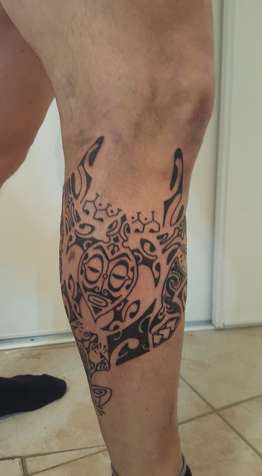 tattoo jambe